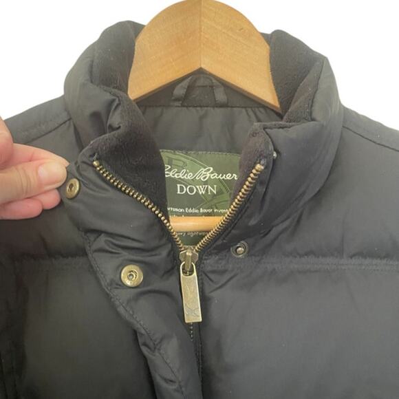 Eddie Bauer Quilted Goose Down Puffer Jacket Size Small - Picture 4 of 8
